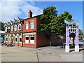 The Railway Inn, Litherland and Sefton Village sign