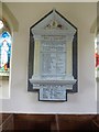 War memorial, Butterleigh church (St Matthew)