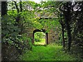 NY4731 : Archway through an old barn by Rose and Trev Clough