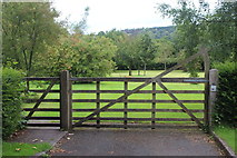 SO1519 : Entrance to Llangynidr  Community Burial Ground by M J Roscoe