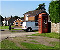 Red phonebox in Alvington