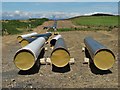 NX6447 : Cluden to Brighouse gas pipeline construction by Neil Theasby