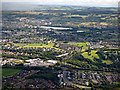 Millarston and Stanely Reservoir from the air