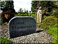 Inscribed stone, St Theresa