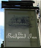 SO1912 : Bridgend Inn name sign, Brynmawr by Jaggery