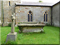 NU1019 : St Maurice, Eglingham - churchyard tombs by Stephen Craven