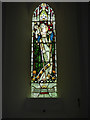 NU1019 : St Maurice, Eglingham - St Aidan window by Stephen Craven