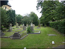 TQ4693 : All Saints Churchyard, Chigwell Row by Marathon