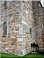 NU0611 : Whittingham church: corner of the tower by Bill Harrison