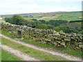 SD9830 : Sheep creep and stile on Wadsworth FP39 by Humphrey Bolton