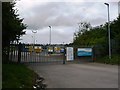 SK4854 : Entrance to Severn Trent Water's sewage treatment works by Christine Johnstone