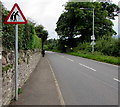 Warning sign - elderly people, Crickhowell Road, Gilwern