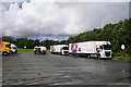 Truck stop at Chester Services