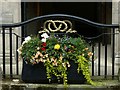 Staffordshire knot with floral display, County Buildings, Stafford