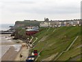 The West Cliff in Whitby