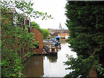 SO8555 : Worcester Marina, Lowesmoor Wharf, Worcester by P L Chadwick