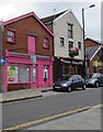 Pink premises, Croft Road, Neath