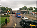 Traffic by Three Bridges station