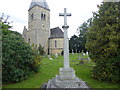 Auborn Clock Tower. and war memorial