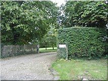 TL5008 : The entrance to The Old Rectory, Magdalen laver by David Howard