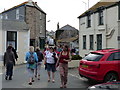 Visitors in St Ives in August