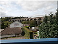 The Hengoed Viaduct, seen from the A472, Maesycwmmer