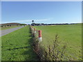 Looking towards the Airport buildings by the B3306