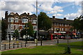 Southgate Green: shops along Cannon Hill