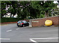 Yellow grit box on a Brynmawr corner