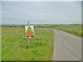 ST9647 : Imber, warning sign by Mike Faherty