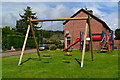 Play area at Station Gardens, Cornhill on Tweed