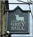 NY9939 : Sign for the Grey Bull public house, Stanhope by JThomas