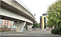 J3474 : Disused car park, Bridge End, Belfast (August 2017) by Albert Bridge