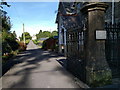 Entrance to the cemetery