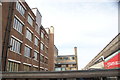 View of the rear of the Amnesty International building from New Inn Yard