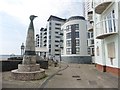 Monument on the promenade, Swansea Bay