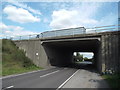 TQ5886 : M25 bridge over St. Mary's Lane, Cranham by Malc McDonald