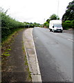 ST0681 : Long bus stop alongside the A4119, Groesfaen by Jaggery