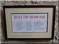 SD6173 : St John the Baptist, Tunstall: Roll of Honour by Basher Eyre