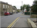 Scholes Lane in Scholes heading towards Hartshead Moor Top