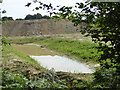 Pond or ditch on Forge Wood East building site