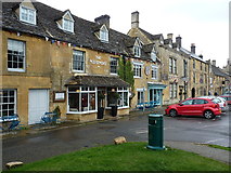 SP1925 : The Old Stocks Inn, and the former Youth Hostel in Stow by Richard Law