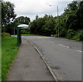 Ffordd Cefn-yr-Hendy bus stop and shelter, Miskin