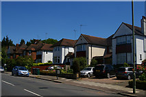 TQ2489 : Suburban houses on Hendon Lane by Christopher Hilton