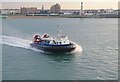 SZ6398 : Isle of Wight-bound hovercraft enters Spithead by Paul Coueslant