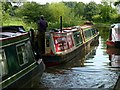 SJ9428 : Working a pair, Sandon Lock, Trent and Mersey Canal  4 by Alan Murray-Rust