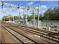 View from a Reading-Swindon train - Electricity sub-station at Foxhall Junction