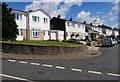 White houses, Westhill Drive, Llantrisant