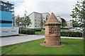 Industrial monument beside Abbotsford Place