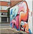 J3674 : Street art, Laburnum Lane, Belfast - September 2017(1) by Albert Bridge